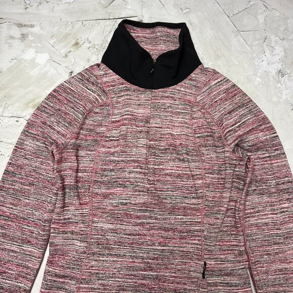Lululemon Runderful 1/2 Zip Pullover SIZE 4 Space Dye Camo Berry Long Sleeve NEW - Picture 9 of 12